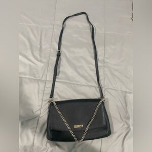 Kate Spade Black Chain Crossbody Bag with Removable Strap